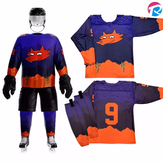 Custom Logo Youth Double Sided Men&prime; S Team Inline Reversible Custom Sublimated Ice Hockey Jersey