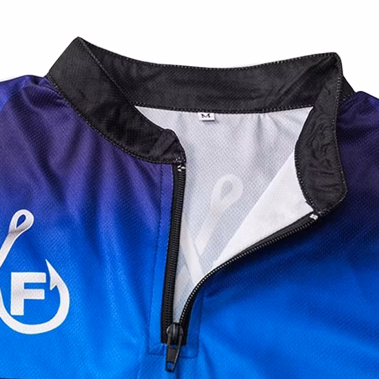 Healong Top Sale Sportswear UV-Protection Sublimation Fishing Shirt