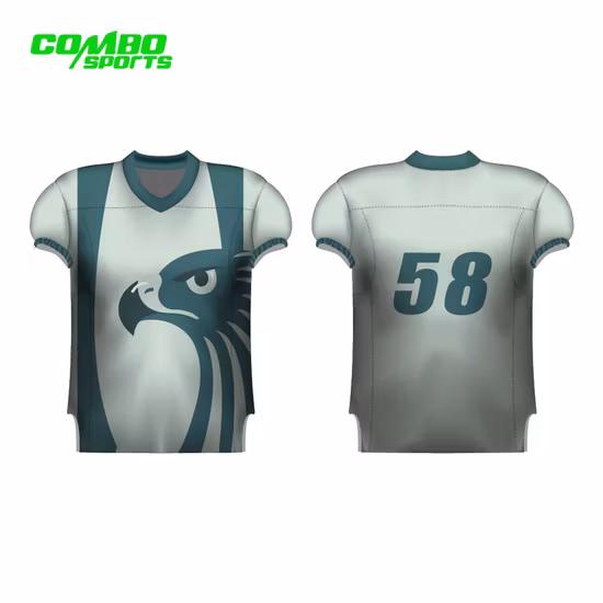 Sublimación al por mayor personalizada Impreso Poliéster Ropa deportiva Baloncesto Fútbol Béisbol Fútbol americano Rugby Netball Hockey sobre hielo Ciclismo Afl Jersey