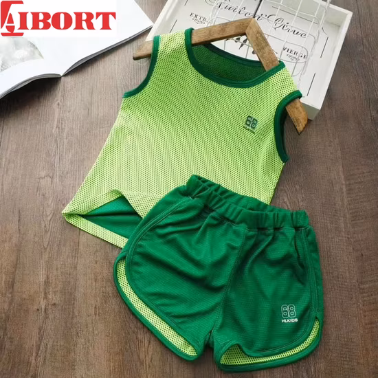 Camiseta personalizada de camisetas sin mangas para gimnasio deportivo con impresión por sublimación de moda Aibort