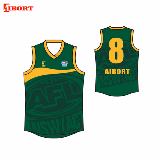 Aibort 2020 Dry Fit Printing Sportswear Chaleco Afl Jersey (A