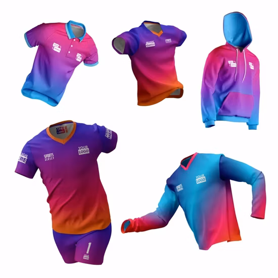 Jersey de fútbol de sublimación, polo personalizado, Jersey de béisbol reciclado
