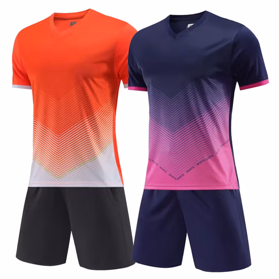 Camiseta de fútbol personalizada con sublimación combinada
