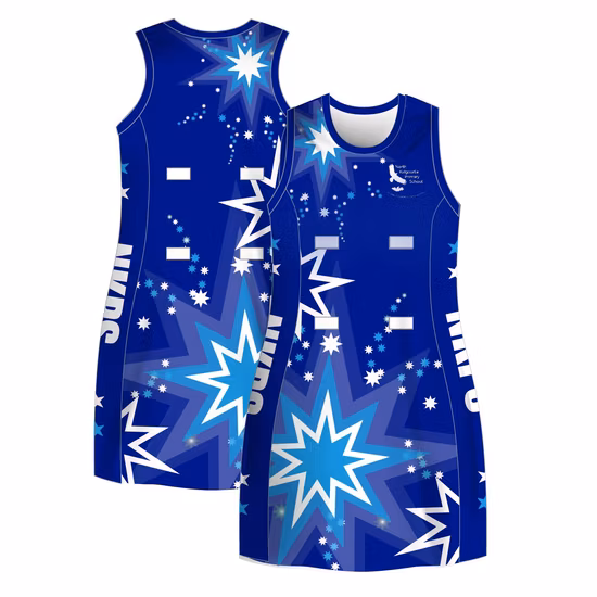 Ningún Netball por encargo de la sublimación del OEM de MOQ una línea se viste atractivo