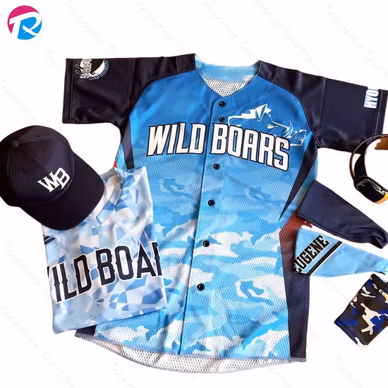 Camisetas personalizadas del hockey sobre hielo del equipo de la malla del poliéster del diseño del logotipo de la tela cruzada de los aparejos de la sublimación del uniforme del hockey